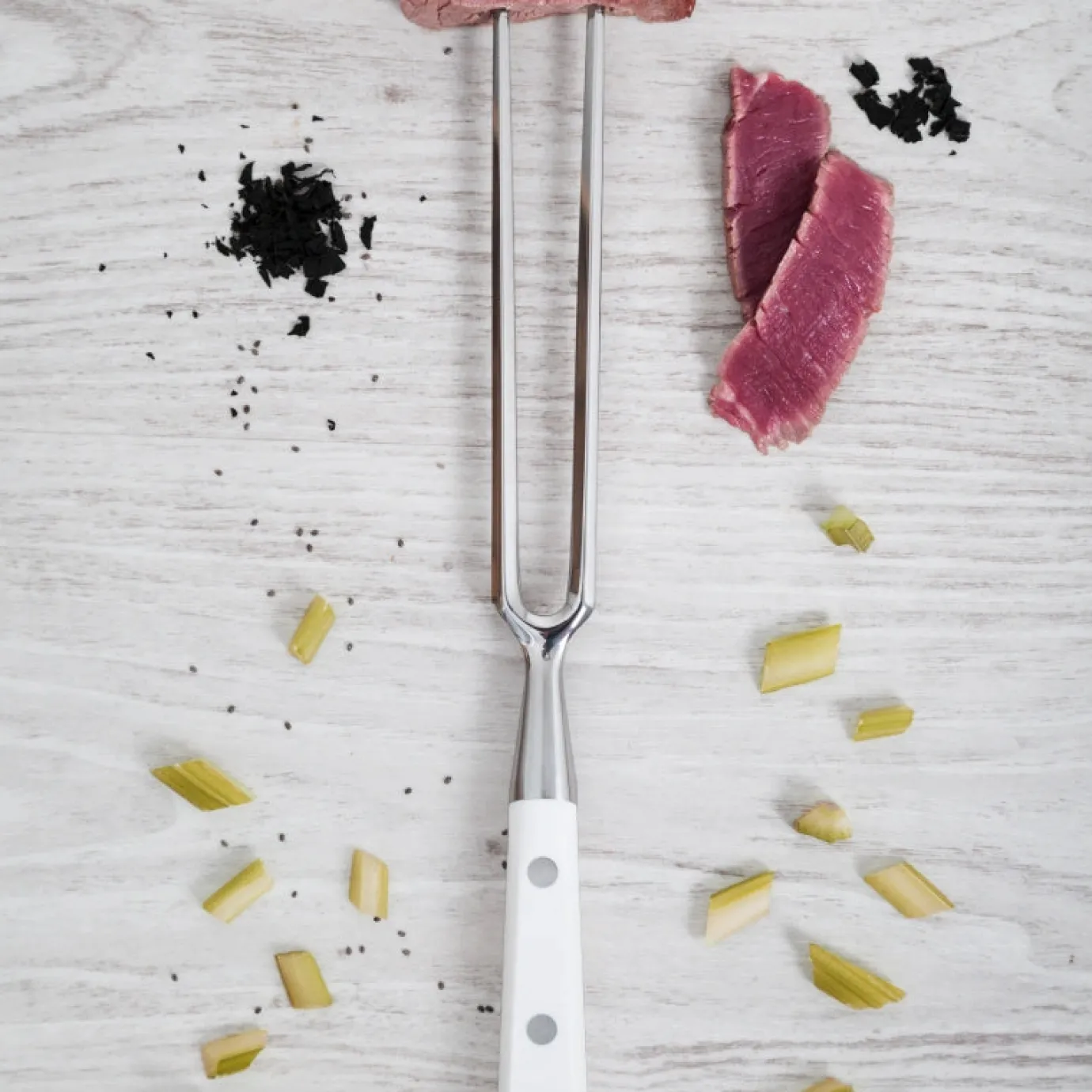ARCOS Cuchillos Para Pescado|Japoneses|Cuchillo Santoku Serie Riviera Blanc 140 mm