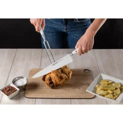 ARCOS Cuchillos Para Pescado|Japoneses|Cuchillo Santoku Serie Riviera Blanc 140 mm