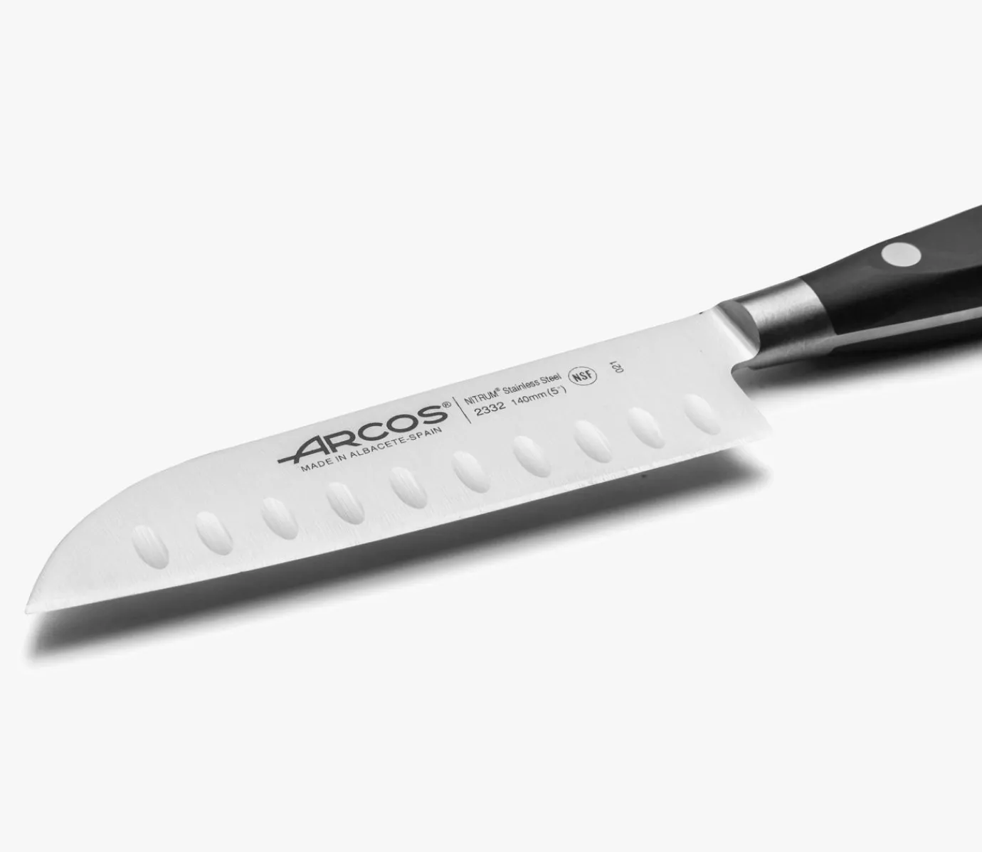 ARCOS Cuchillos Para Pescado|Japoneses|Cuchillo Santoku Serie Riviera 140 mm