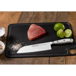 ARCOS Cuchillos Para Pescado|Japoneses|Cuchillo Santoku Serie Riviera Blanc 180 mm