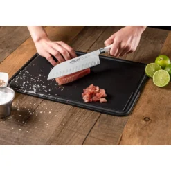 ARCOS Cuchillos Para Pescado|Japoneses|Cuchillo Santoku Serie Riviera Blanc 180 mm