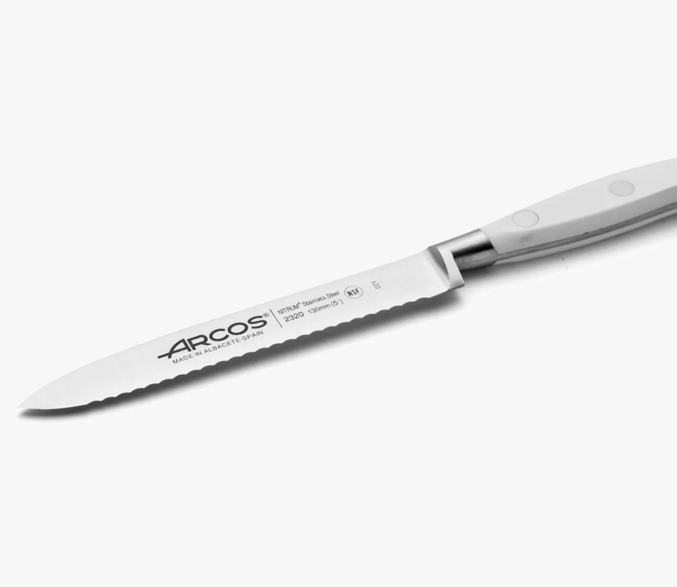 ARCOS Tomateros|Cuchillo Tomatero Serie Riviera Blanc 130 mm