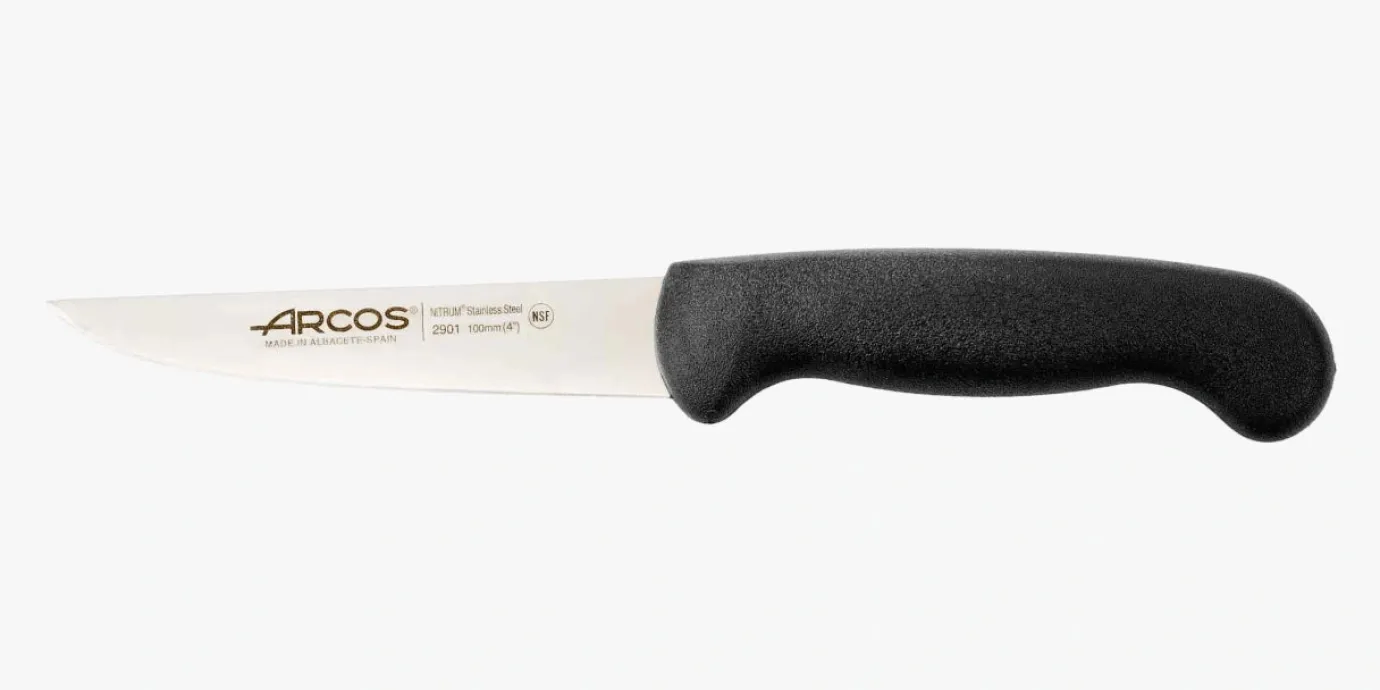 ARCOS Verduras|Cuchillo verduras color negro Serie 2900 100 mm