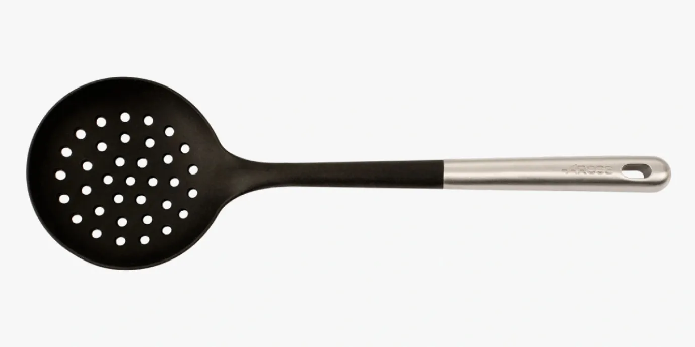 ARCOS Utensilios|Espumadera de Acero Inox y Silicona
