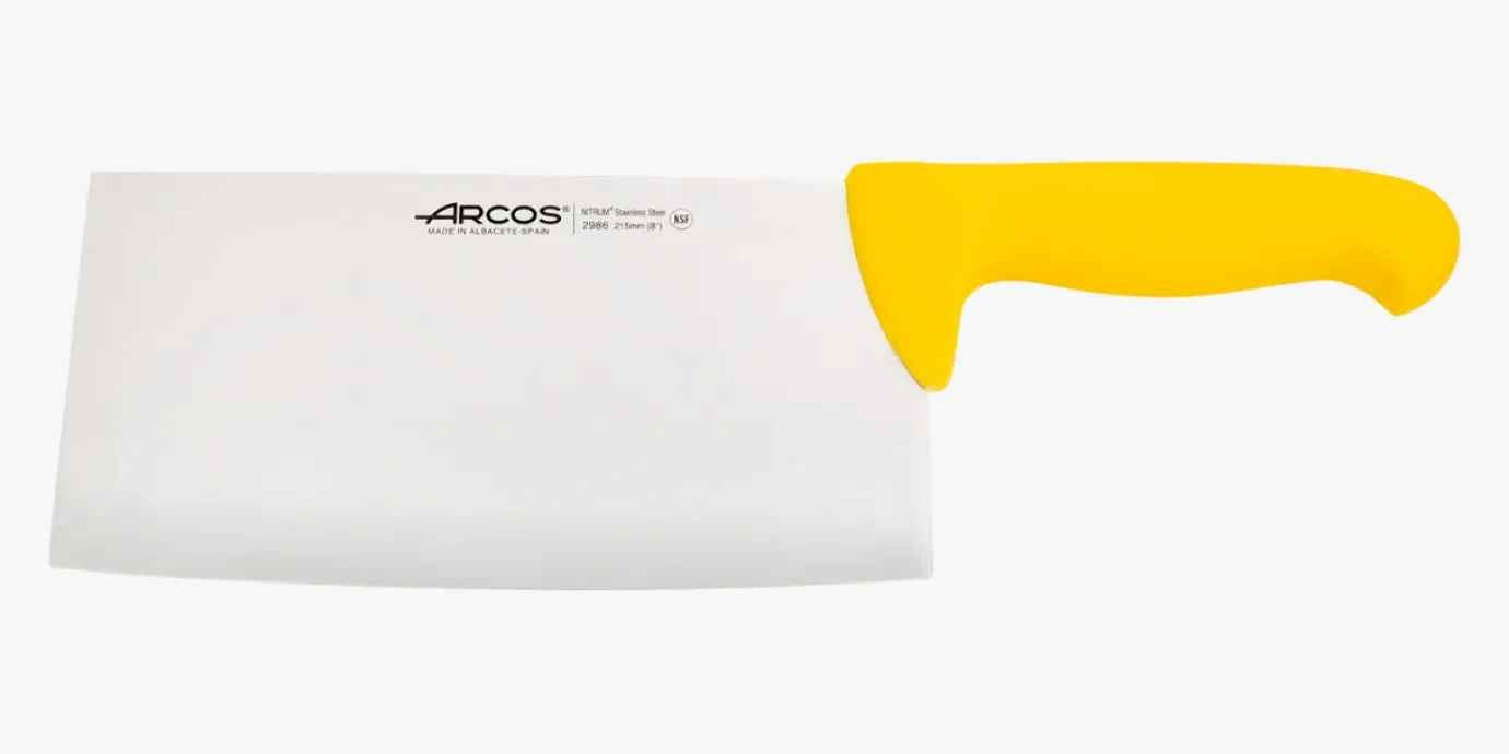 ARCOS Cuchillos Para Carne|Hachuelas|Hachuela color amarillo Serie 2900 215 mm