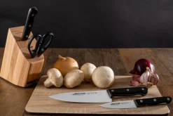 ARCOS Juegos De Cuchillos De Cocina|Juego cocina 3 piezas Serie Universal + Tijeras + Taco