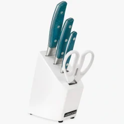ARCOS Juegos De Cuchillos De Cocina|Juego Cocina 3 pzas. Serie Brooklyn + Tijeras + Taco