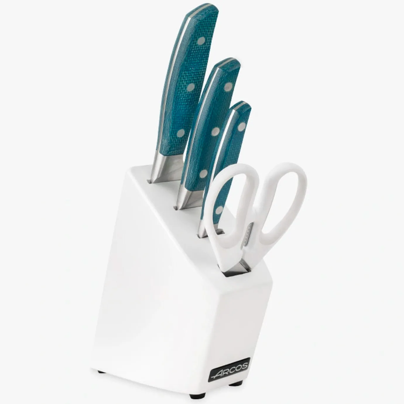 ARCOS Juegos De Cuchillos De Cocina|Juego Cocina 3 pzas. Serie Brooklyn + Tijeras + Taco