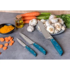 ARCOS Juegos De Cuchillos De Cocina|Juego Cocina 3 pzas. Serie Brooklyn + Tijeras + Taco
