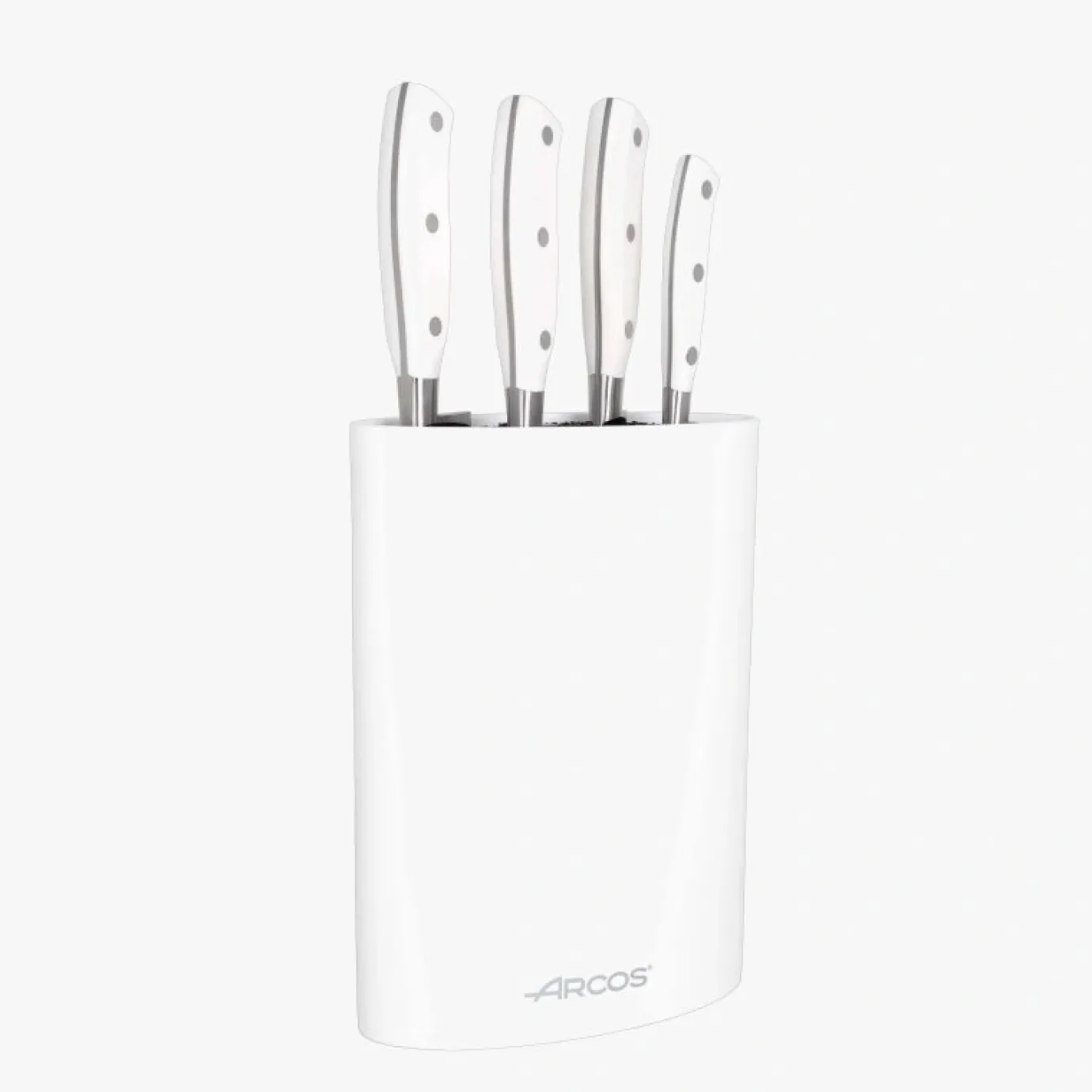 ARCOS Juegos De Cuchillos De Cocina|Juego Cocina 4 Pzas. Serie Riviera Blanc + Taco