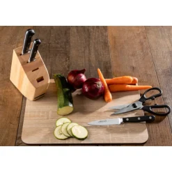 ARCOS Juegos De Cuchillos De Cocina|Juego cocina 3 pzas. Serie Ópera + Tijeras + Taco