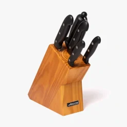 ARCOS Juegos De Cuchillos De Cocina|Juego Cocina 4 pzas. Serie Maitre + Chaira + Taco