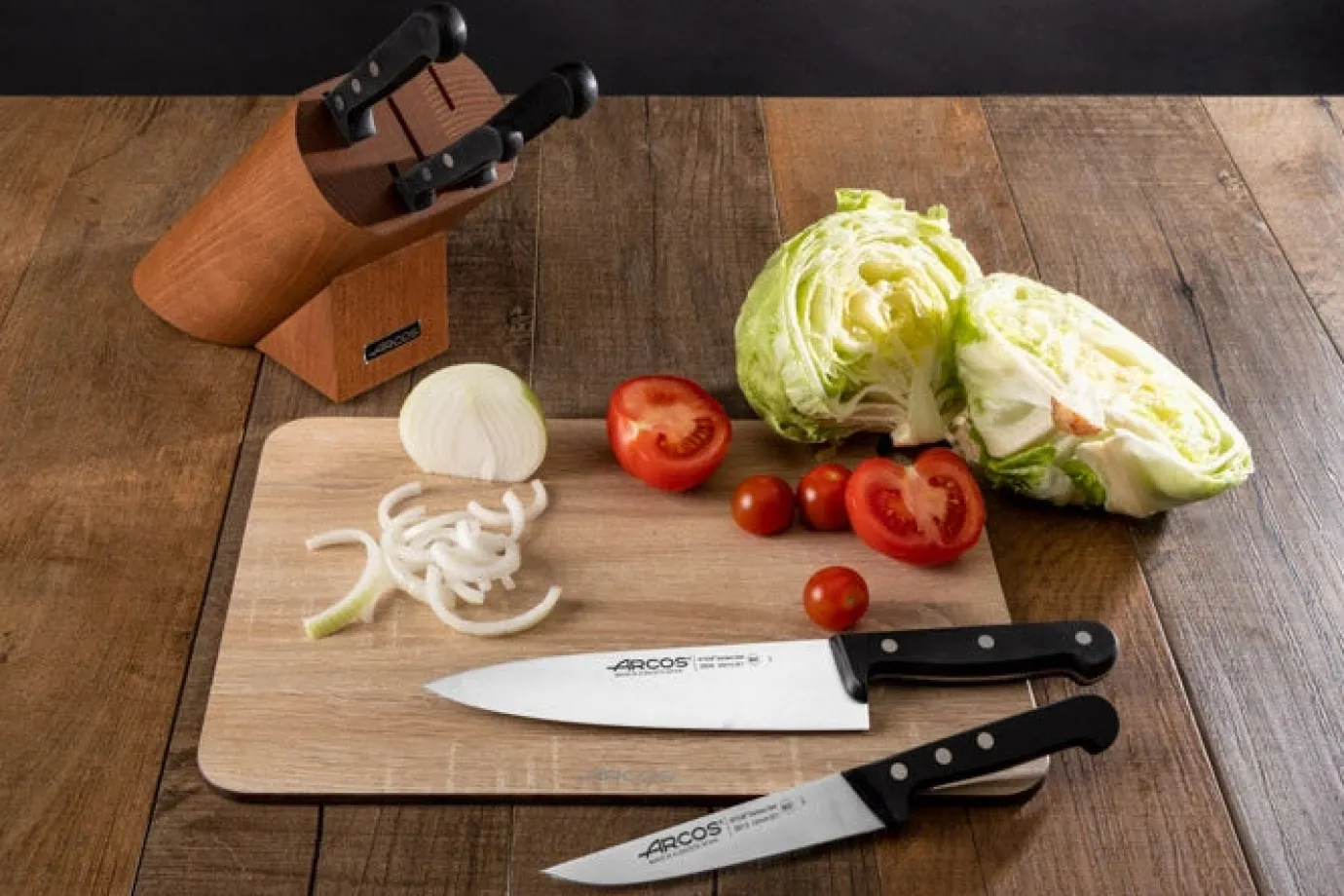 ARCOS Juegos De Cuchillos De Cocina|Juego cocina 5 pzas. Serie Universal + Taco