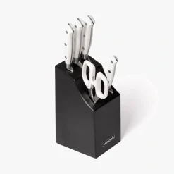 ARCOS Juegos De Cuchillos De Cocina|Juego Cocina 4 pzas. Serie Riviera Blanc + Tijeras + Taco