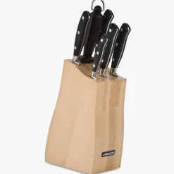 ARCOS Juegos De Cuchillos De Cocina|Juego cocina 5 pzas. Serie Riviera + Chaira + Taco