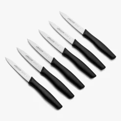 ARCOS Mondadores|Juego cuchillos de mesa color Negro 6 pzas Serie Nova