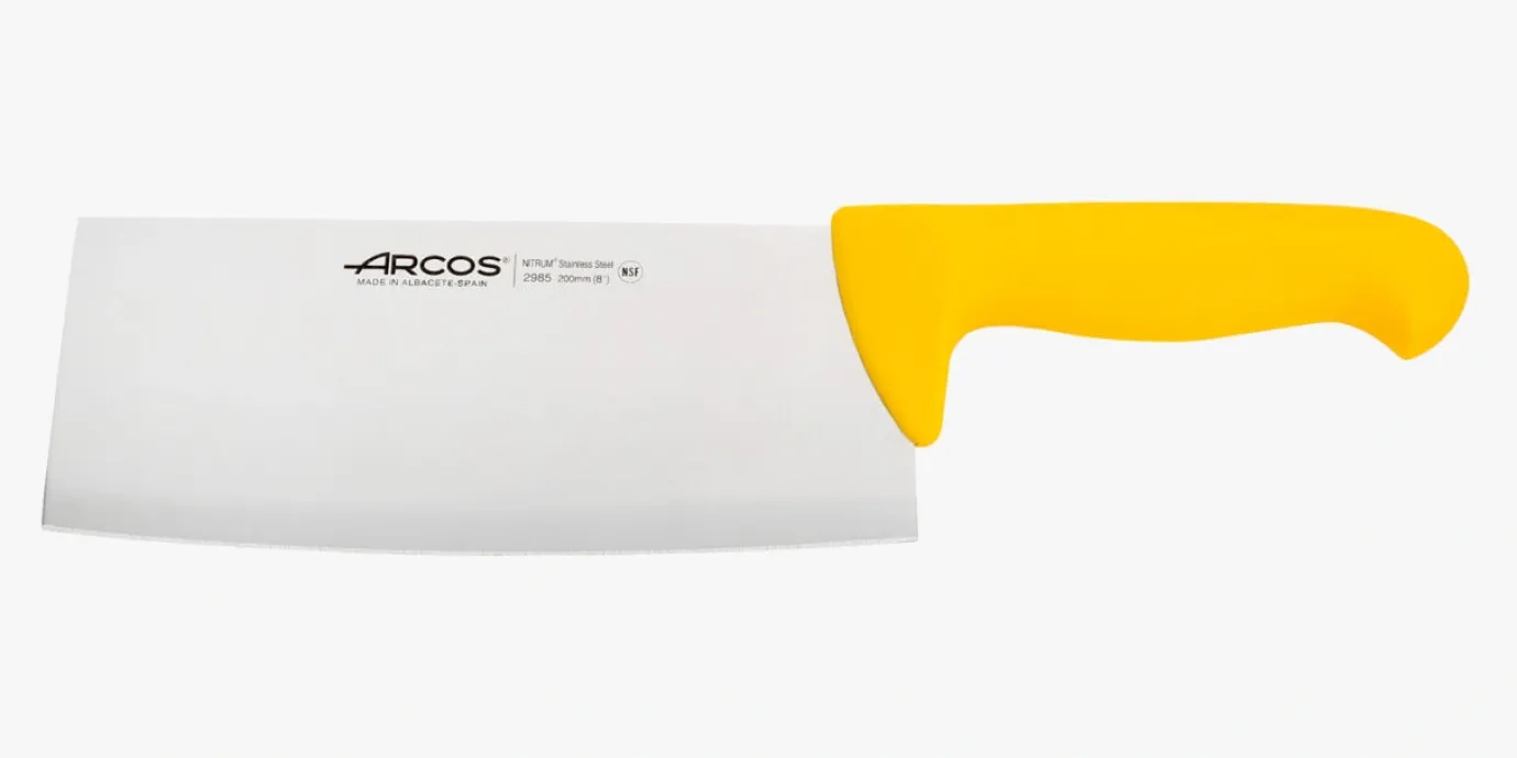 ARCOS Cuchillos Para Carne|Machetas|Macheta color amarillo Serie 2900 200 mm