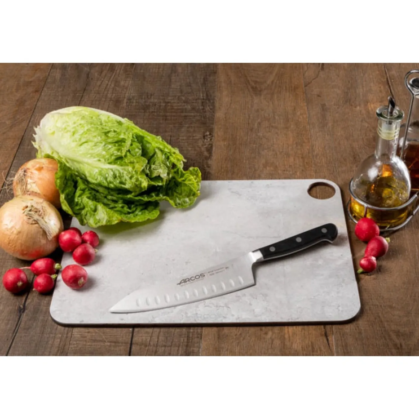 ARCOS Japoneses|Rocking Santoku Serie Ópera 180 mm