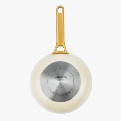 ARCOS Sartenes|Sartén Antiadherente Cerámico Serie Samoa Iconic Beige 20 Cm
