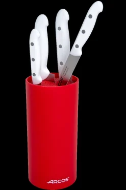 ARCOS Packs Exclusivos Online|Serie Artika + Afilador + Pelador tomate rojo