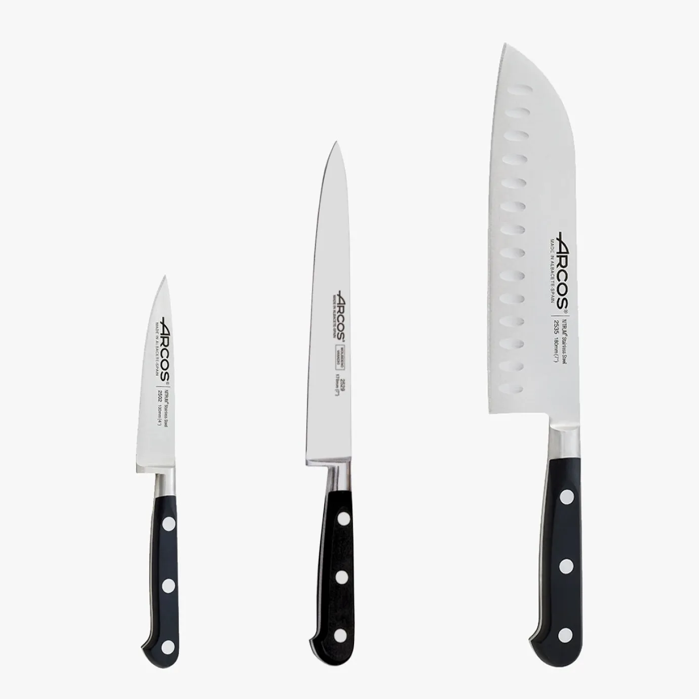 ARCOS Sets Universales|Set 3 Cuchillos Chef Selection