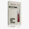 ARCOS Cuchillos Para Mesa|Set 6 Pzas. Cuchillo chuletero Madera de Chopo Comprimida Tinte Rojo
