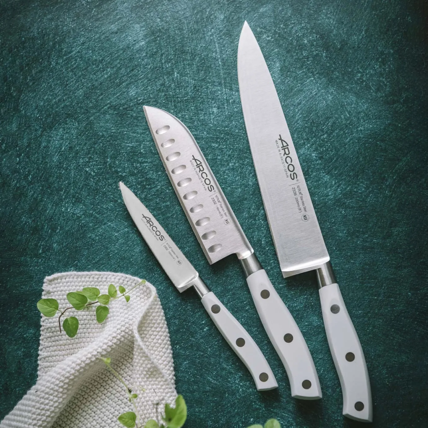 ARCOS Japoneses|Set Cocina Serie Riviera Blanc