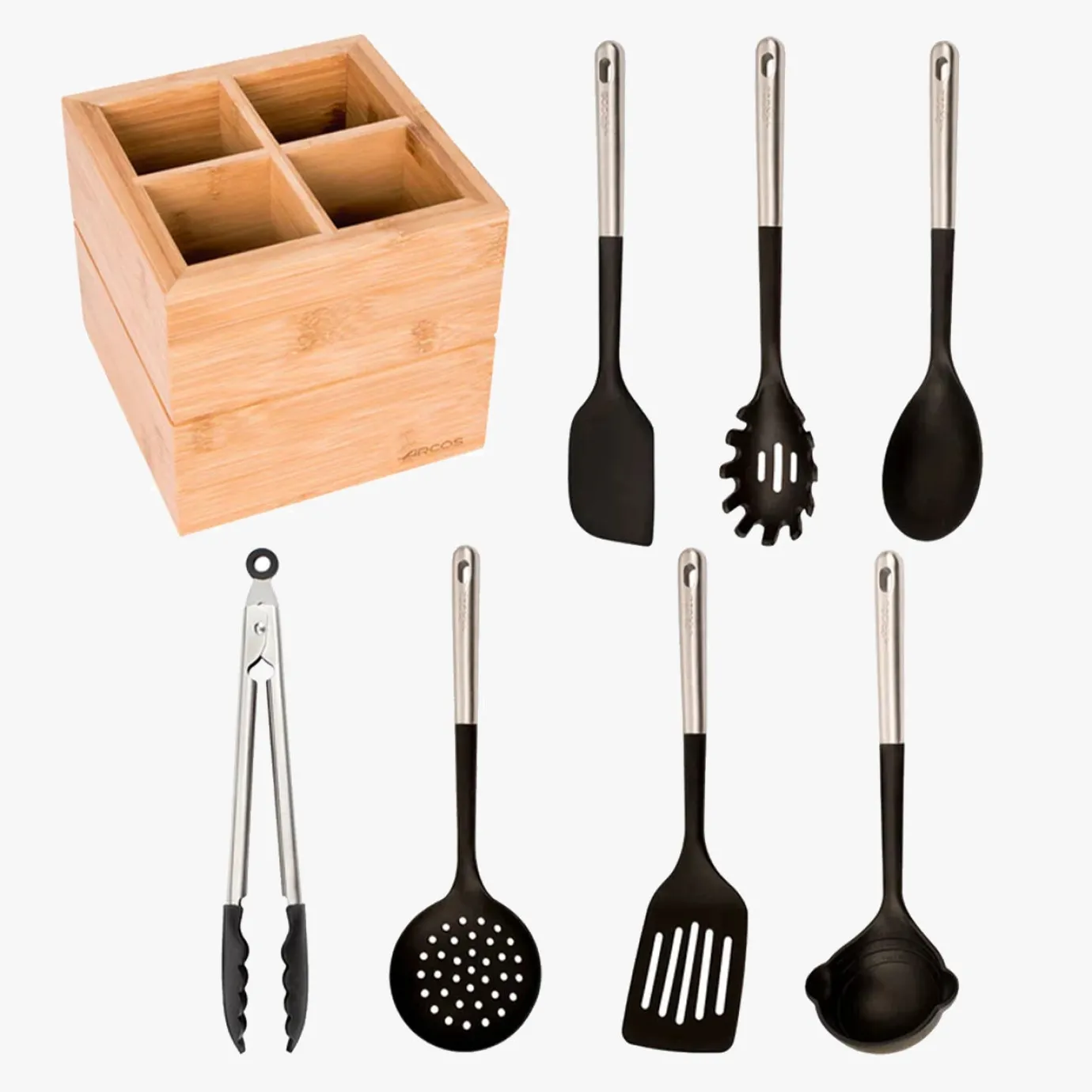 ARCOS Packs Exclusivos Online|Set Completo de Utensilios de Cocina + Soporte