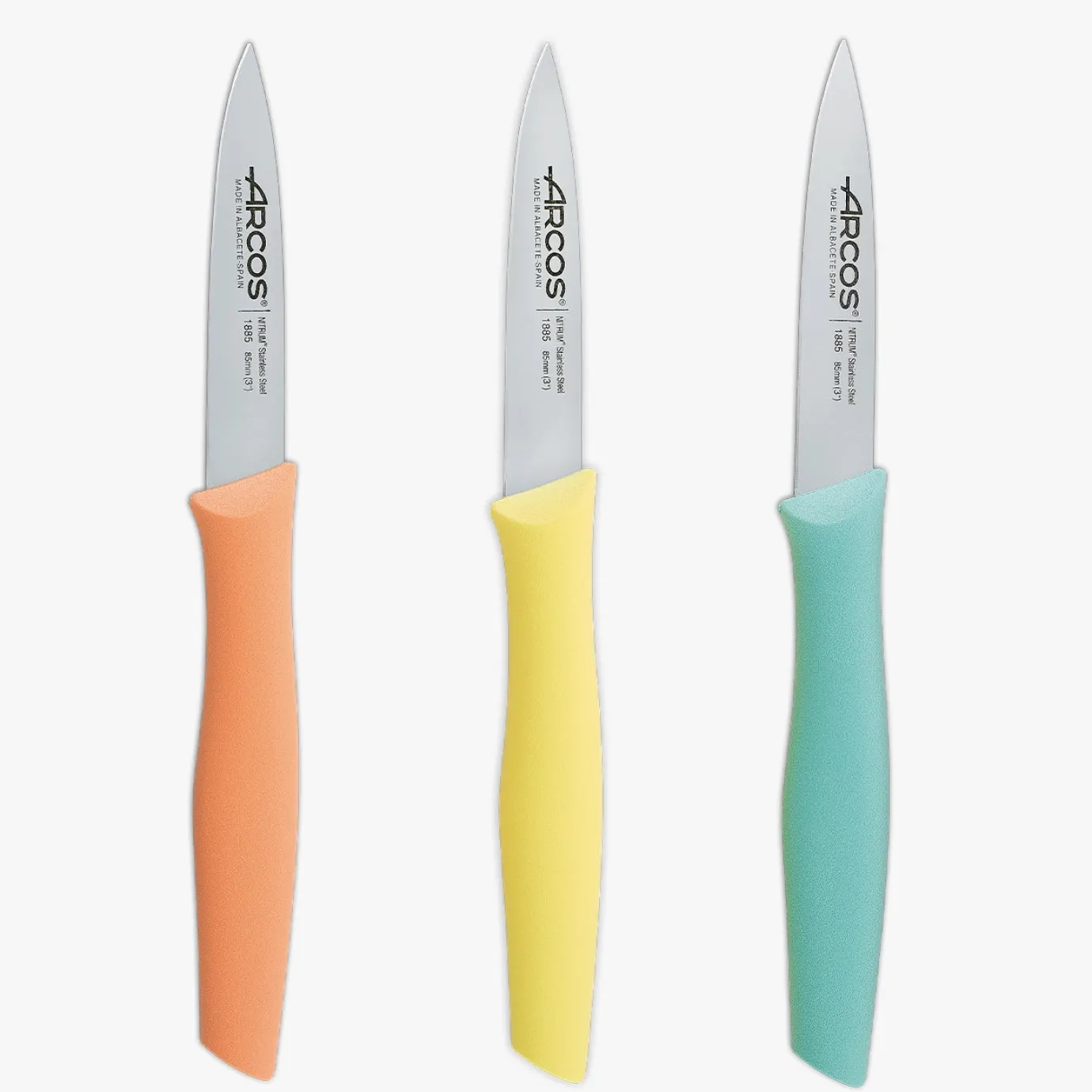 ARCOS Mondadores|Set Cuchillos Mondadores colores Pastel Serie Nova