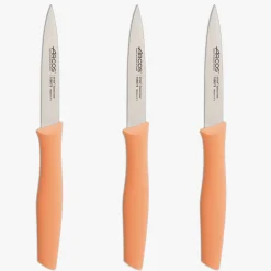 ARCOS Mondadores|Set Cuchillos Mondadores Color Coral Serie Nova