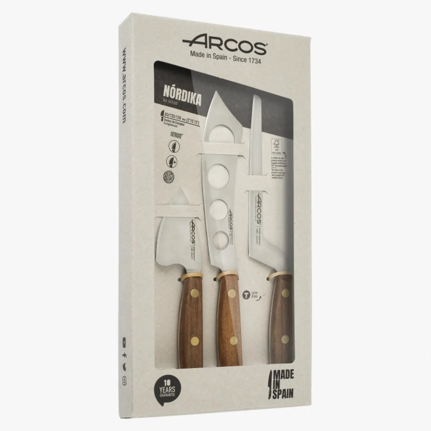 ARCOS Queso|Cuchillos Para Queso|Set cuchillos queso Serie Nórdika