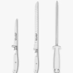 ARCOS Juegos De Cuchillos De Cocina|Set jamonero Riviera Blanc