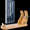 ARCOS Cuchillos Para Carne|Set jamonero Serie Riviera y Soporte de Jamón