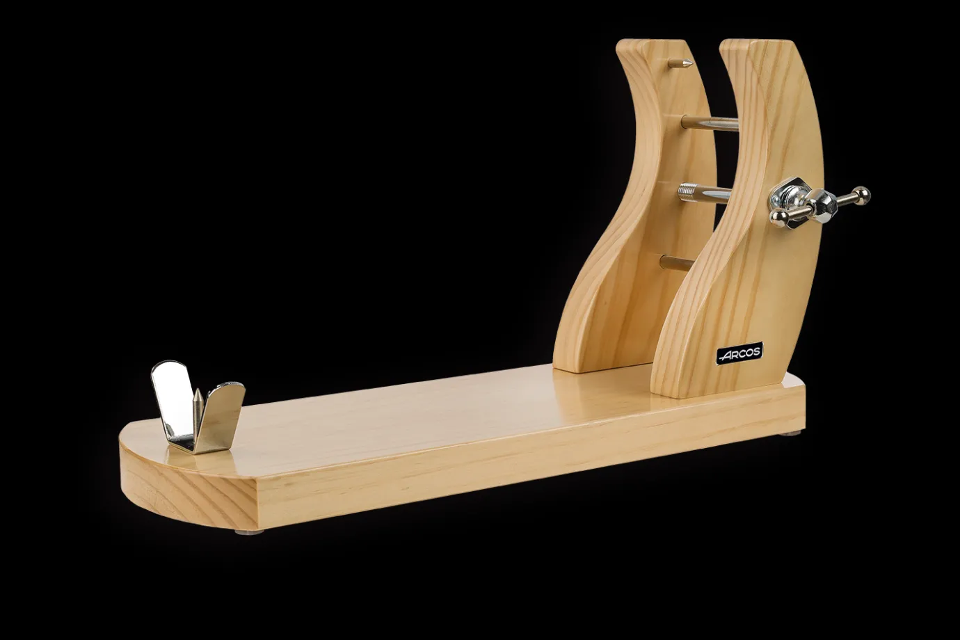 ARCOS Cuchillos Para Carne|Set jamonero Serie Riviera y Soporte de Jamón
