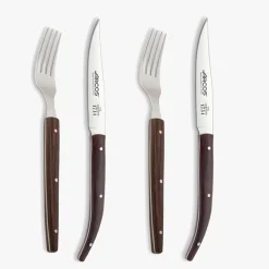 ARCOS Packs Exclusivos Online|Set Origin Madera de Palisandro 2x Tenedores y 2x Cuchillos