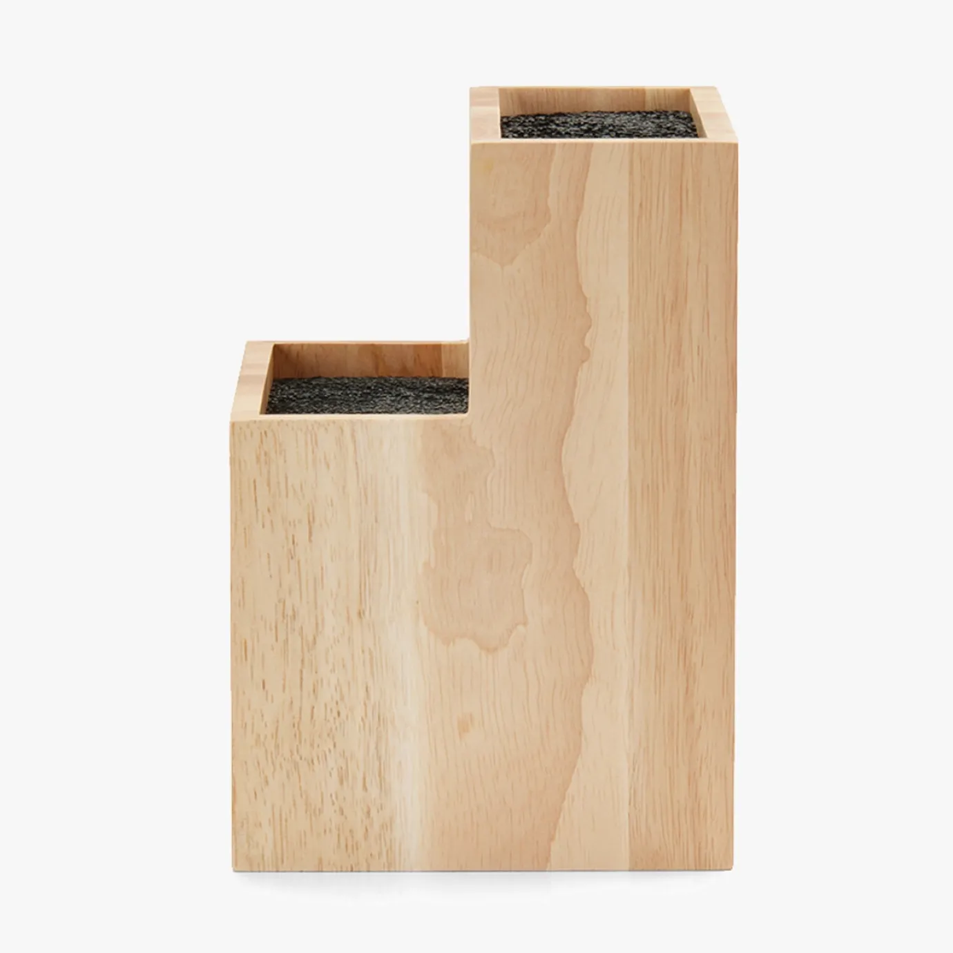 ARCOS Soporte Para Cuchillos|Soporte dos alturas madera de caucho 225 x 185 x 150 mm