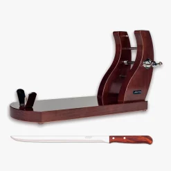 ARCOS Juegos De Cuchillos De Cocina|Soporte Jamón + Cuchillo Jamonero Serie Latina