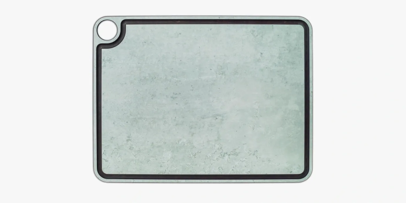 ARCOS Tablas|Tabla de corte gris con canal y colgador 427 x 327 mm