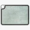 ARCOS Tablas|Tabla de corte gris con canal y colgador 377 x 277 mm