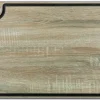 ARCOS Tablas|Tabla de corte marrón con canal y colgador 427 x 327 mm