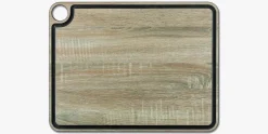 ARCOS Tablas|Tabla de corte marrón con canal y colgador 427 x 327 mm