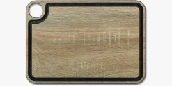 ARCOS Tablas|Tabla de corte marrón con canal y colgador 330 x 230 mm