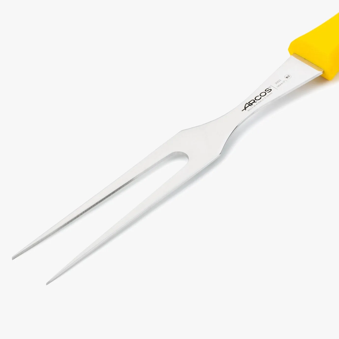 ARCOS Cuchillos Para Carne|Trinchantes|Tenedor Trinchante color amarillo Serie 2900 180 mm