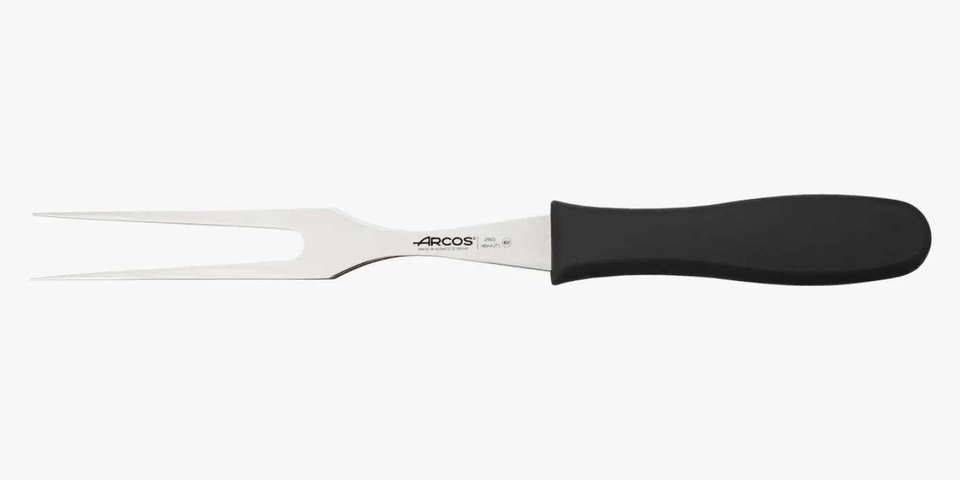 ARCOS Cuchillos Para Carne|Trinchantes|Tenedor Trinchante color negro Serie 2900 180 mm