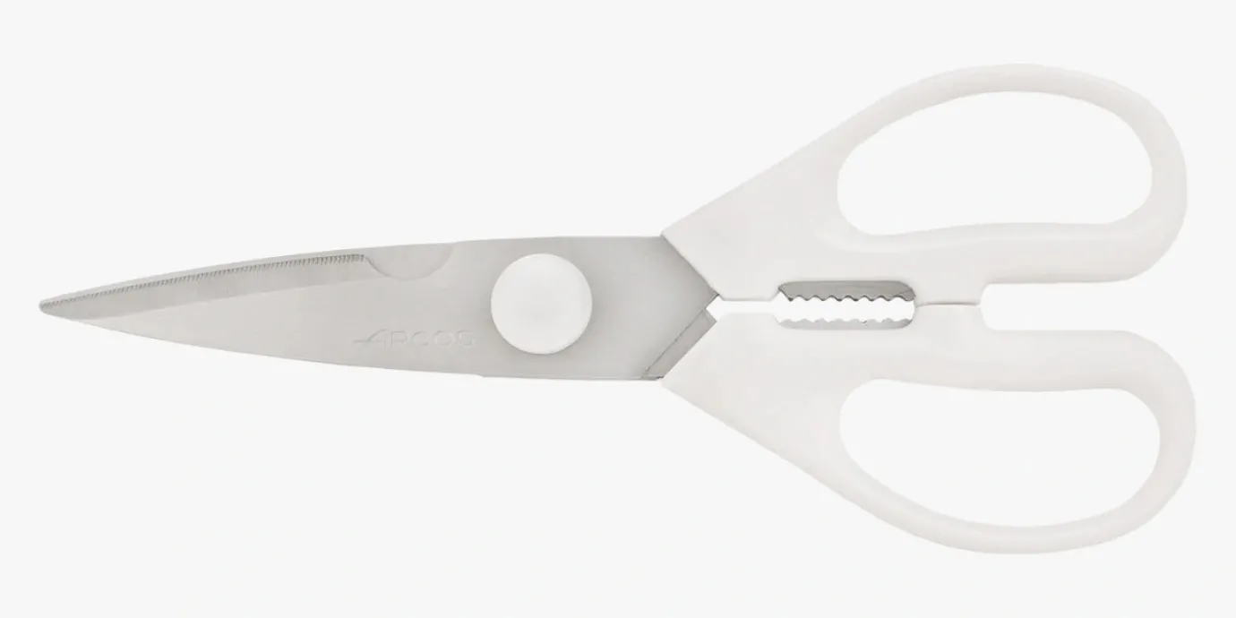 ARCOS Tijeras|Tijeras de Cocina Desmontables Blancas Serie Prochef 195 mm